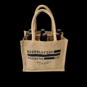 Beerblefish jute bottle bag
